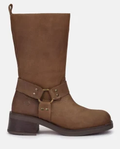 Bota Plana SPA-003 MARRON