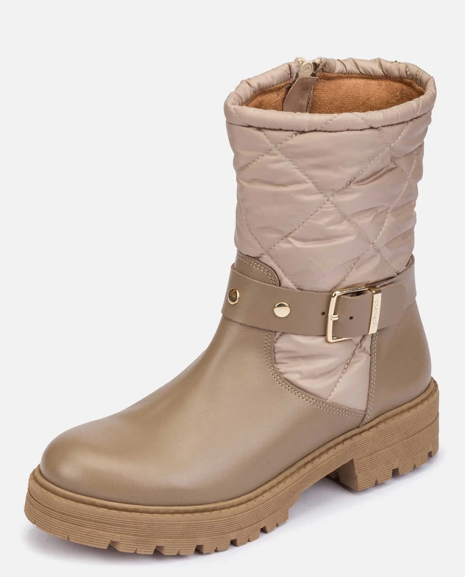 Botín Plano BERNA-003 Beige