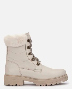 Botín Plano BERNA-001 Beige