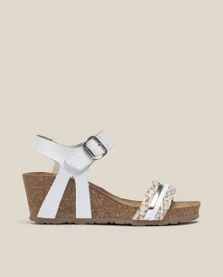 Sandalia Cuña Cadiz 306 Blanco
