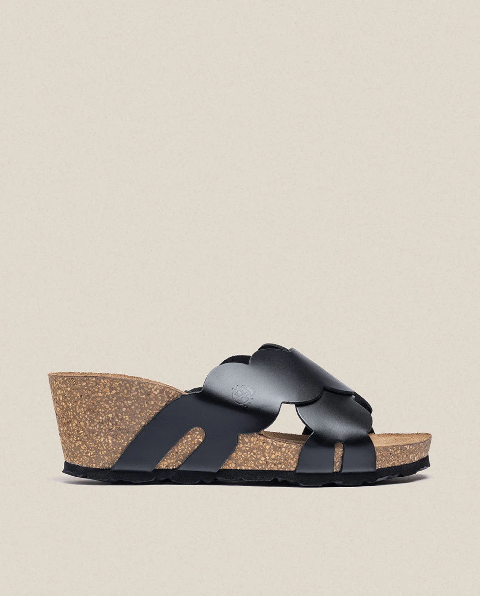 Sandalia Cuña Cadiz 300 Negro