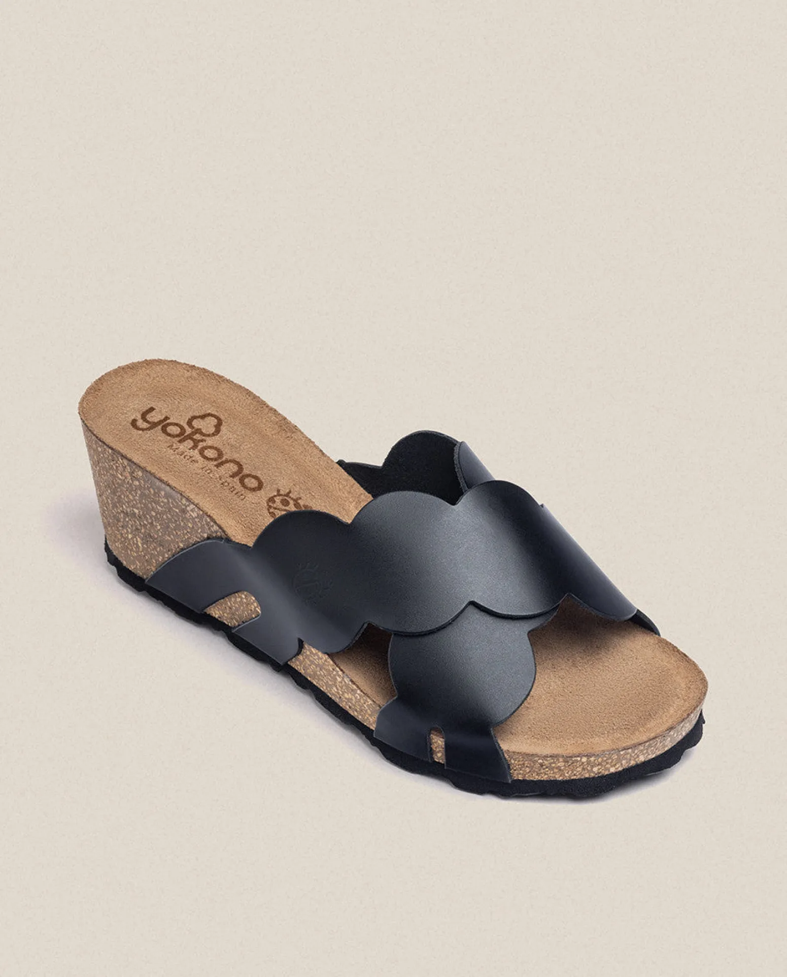 Sandalia Cuña Cadiz 300 Negro