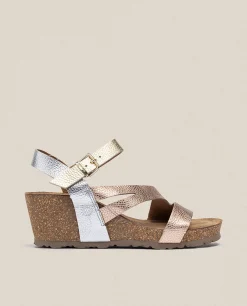 Sandalia Cuña Cadiz 302 Rosa