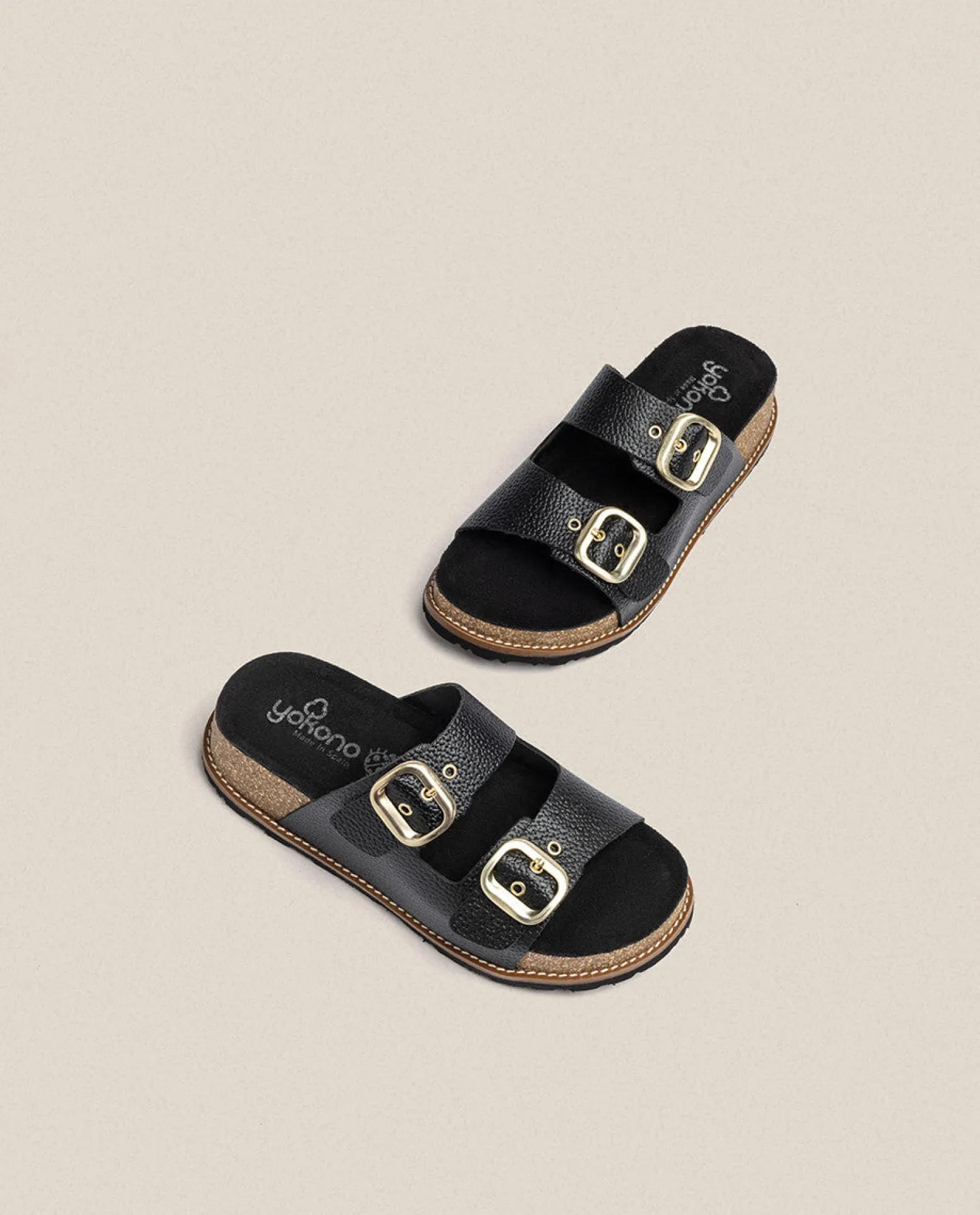 Sandalia De Plataforma Oca 013 Negro