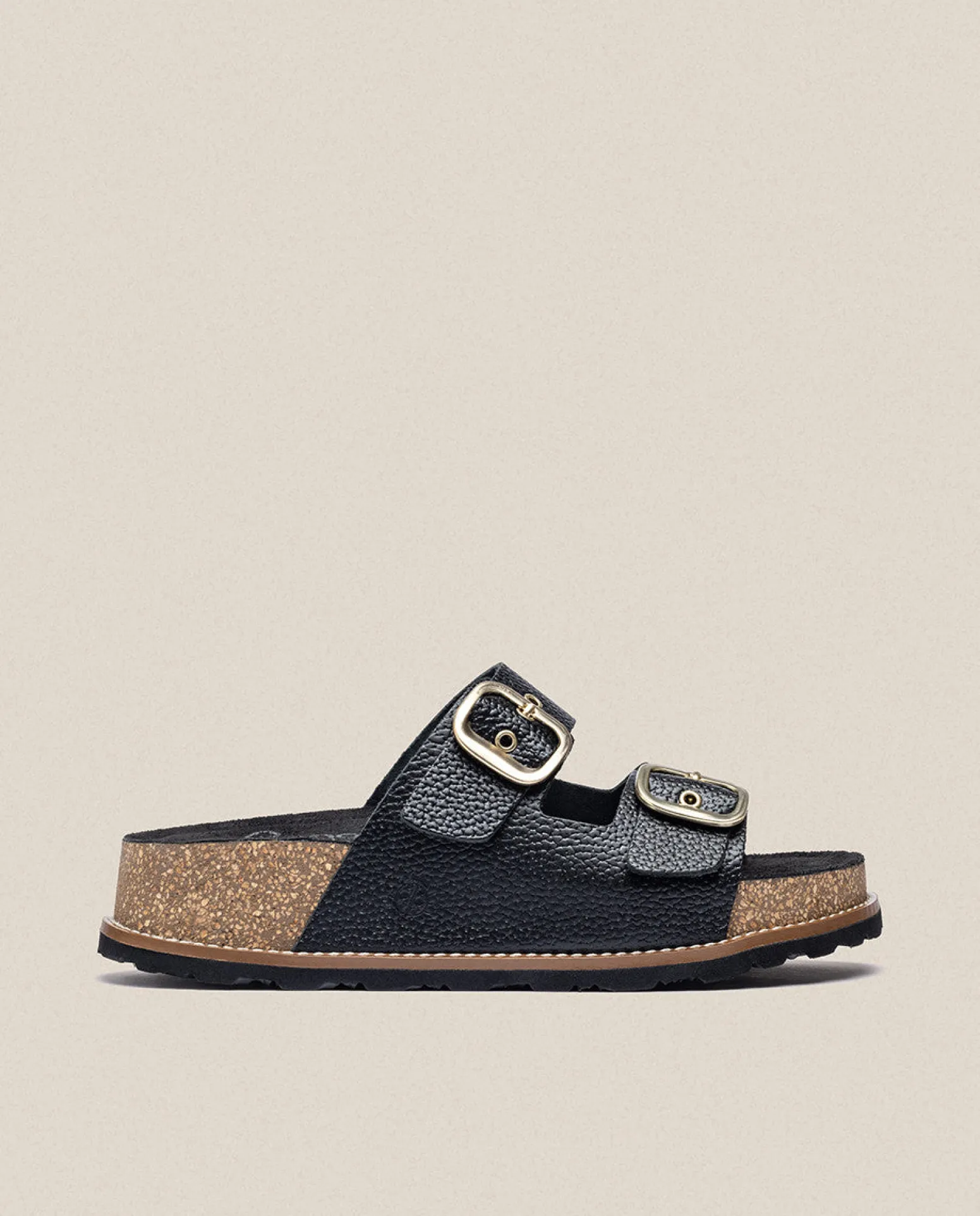 Sandalia De Plataforma Oca 013 Negro