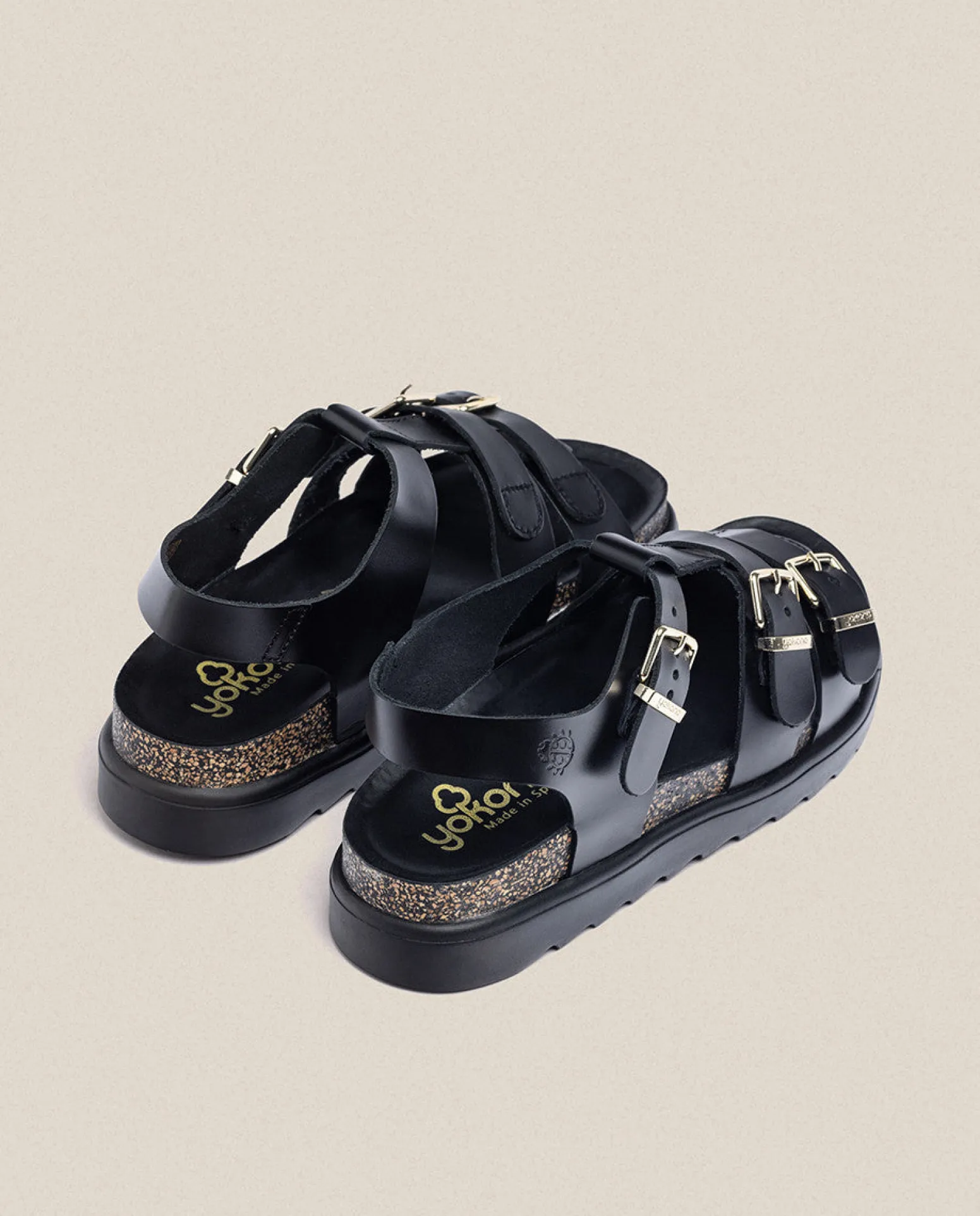 Sandalia De Plataforma Tunez 114 Negro
