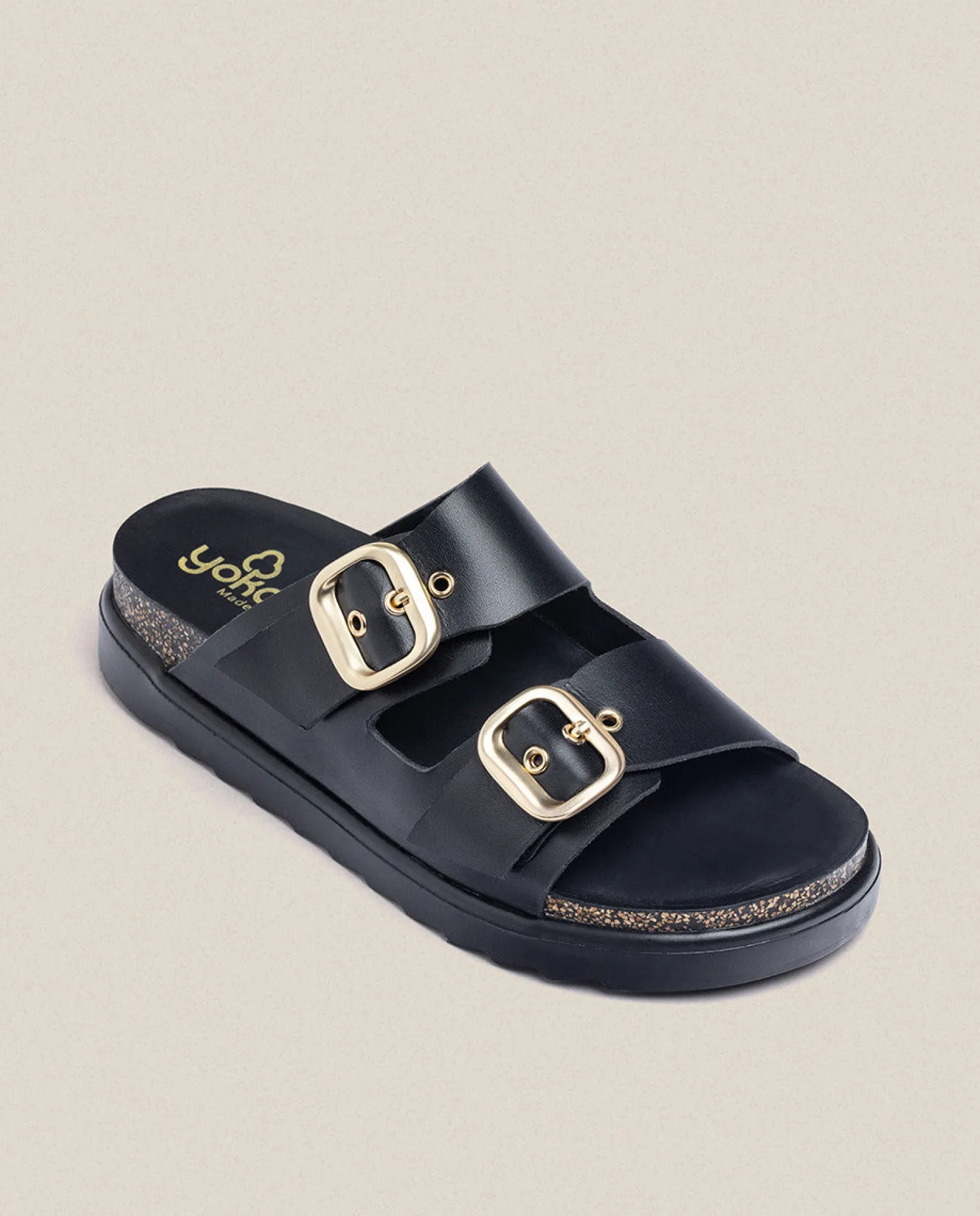 Sandalia De Plataforma Tunez 130 Negro