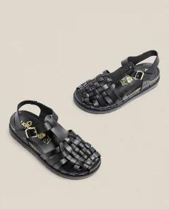 Sandalia De Plataforma Tunez 017 Negro