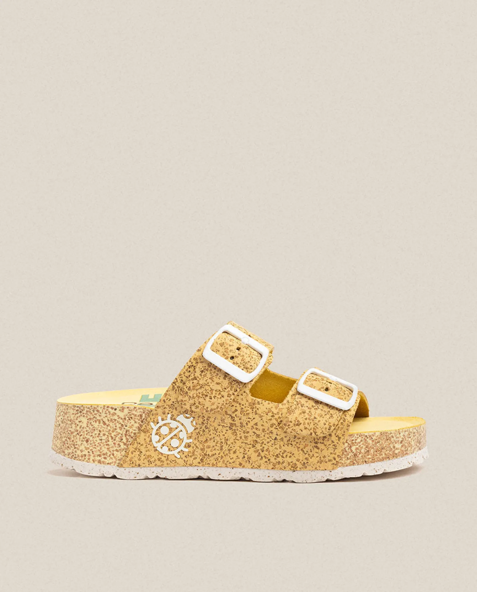 Sandalia De Plataforma West 003 Amarillo