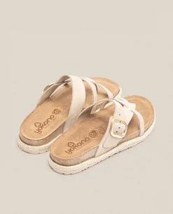 Sandalia Plana Arena 003 Beige