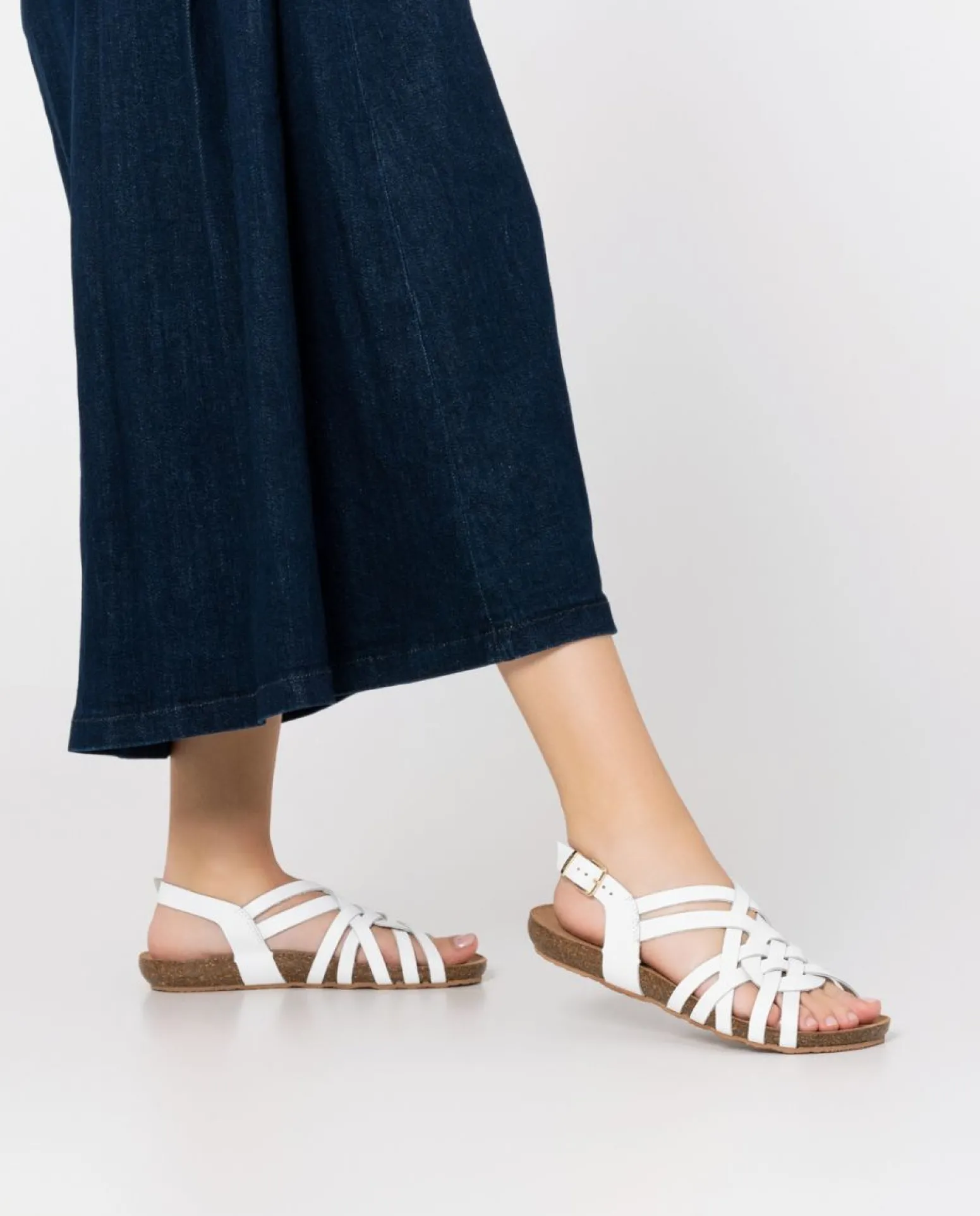 Sandalia Plana Ibiza 175 Blanco