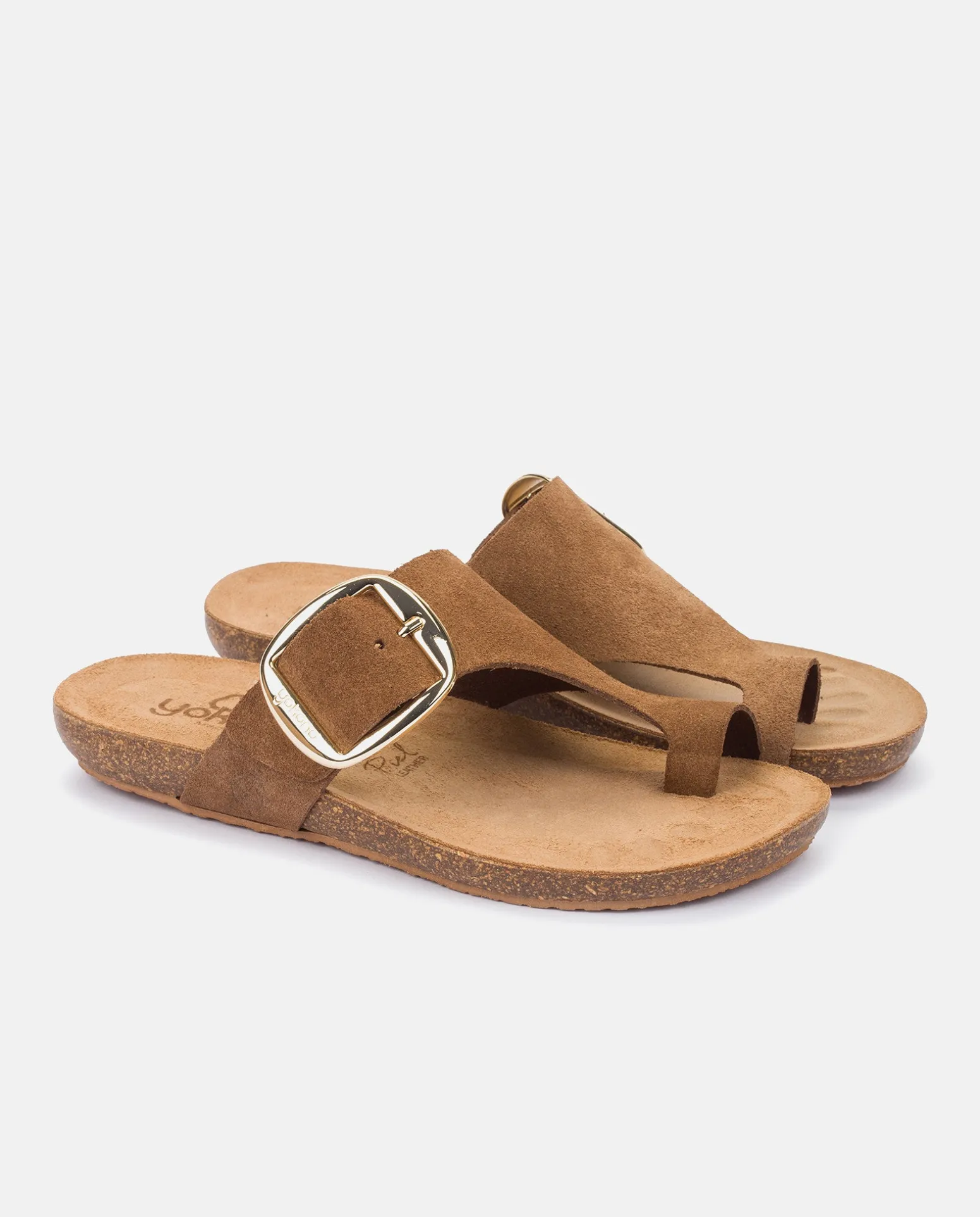 Sandalia Plana Ibiza 205 Marron