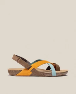 Sandalia Plana Ibiza 718 Naranja