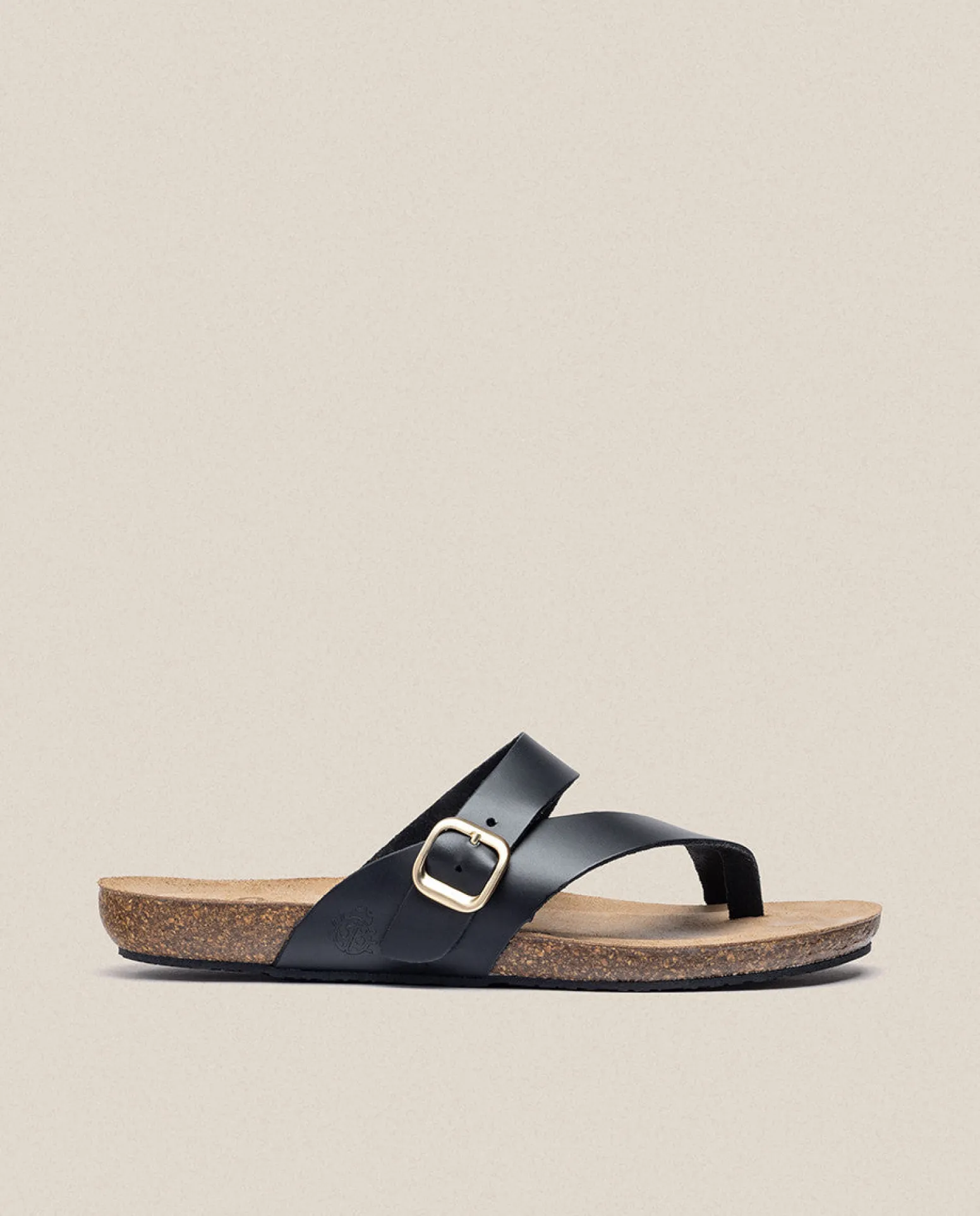 Sandalia Plana Ibiza 013 Negro