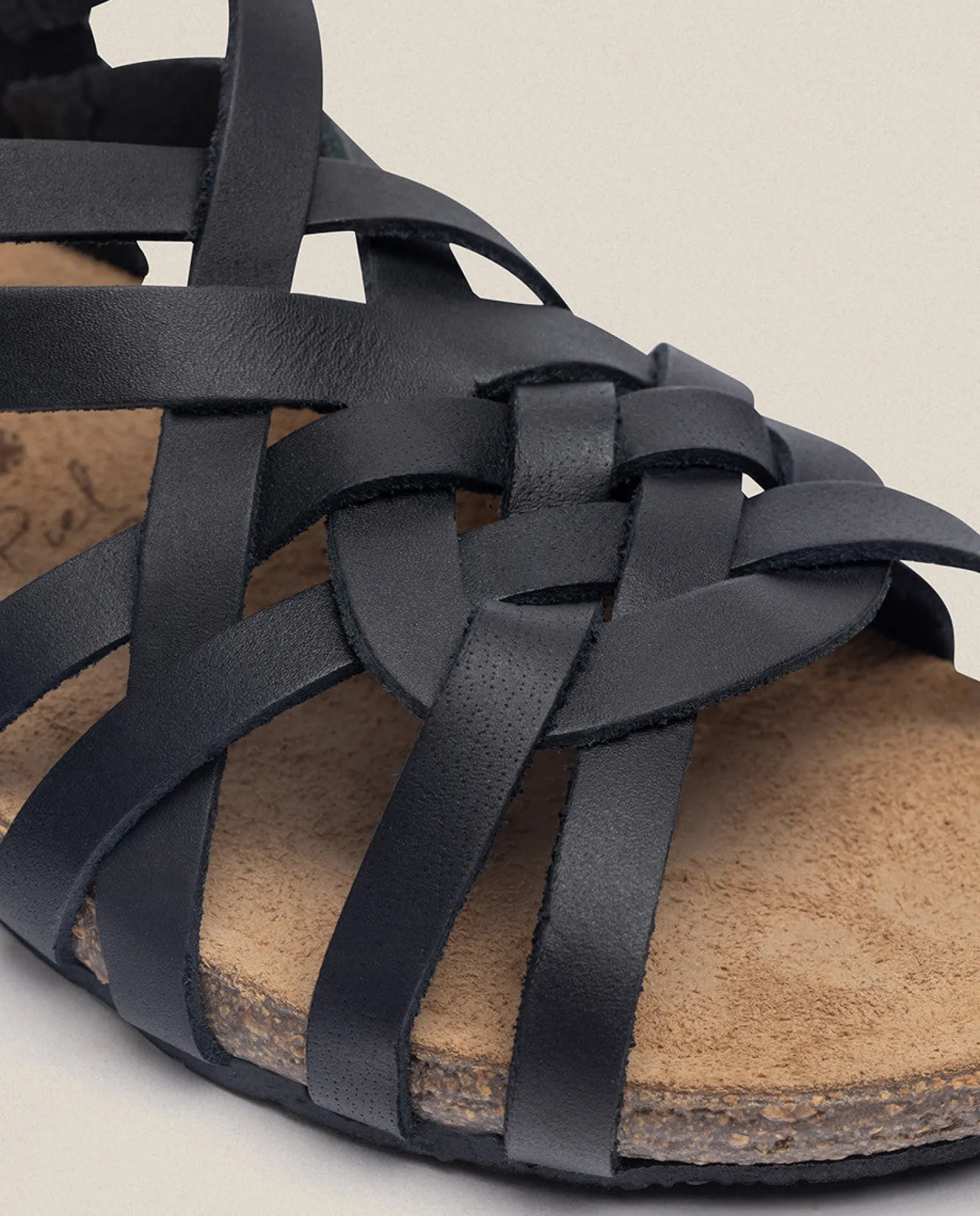 Sandalia Plana Ibiza 175 Negro