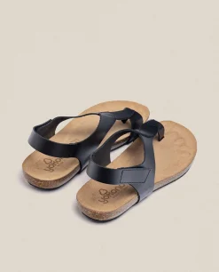 Sandalia Plana Ibiza 174 Negro