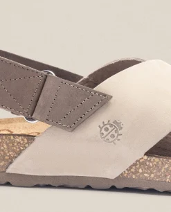 Sandalia Plana Jerba 134 Beige