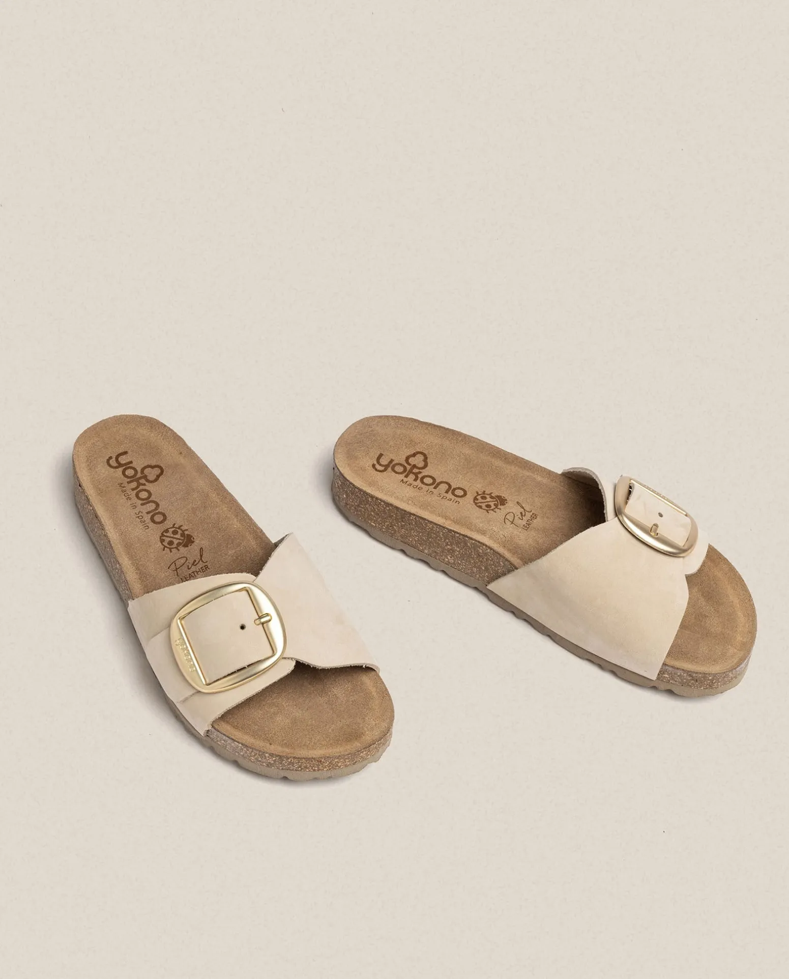 Sandalia Plana Jerba 114 Beige