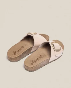 Sandalia Plana Jerba 114 Beige