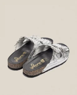 Sandalia Plana Jerba 143 Plata