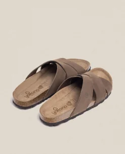 Sandalia Plana Macam 217 Beige