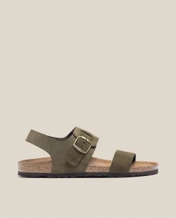 Sandalia Plana Macam 216 Verde