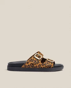 Sandalia Plana Morena 700 Leopardo