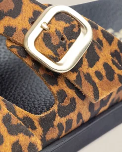 Sandalia Plana Morena 700 Leopardo