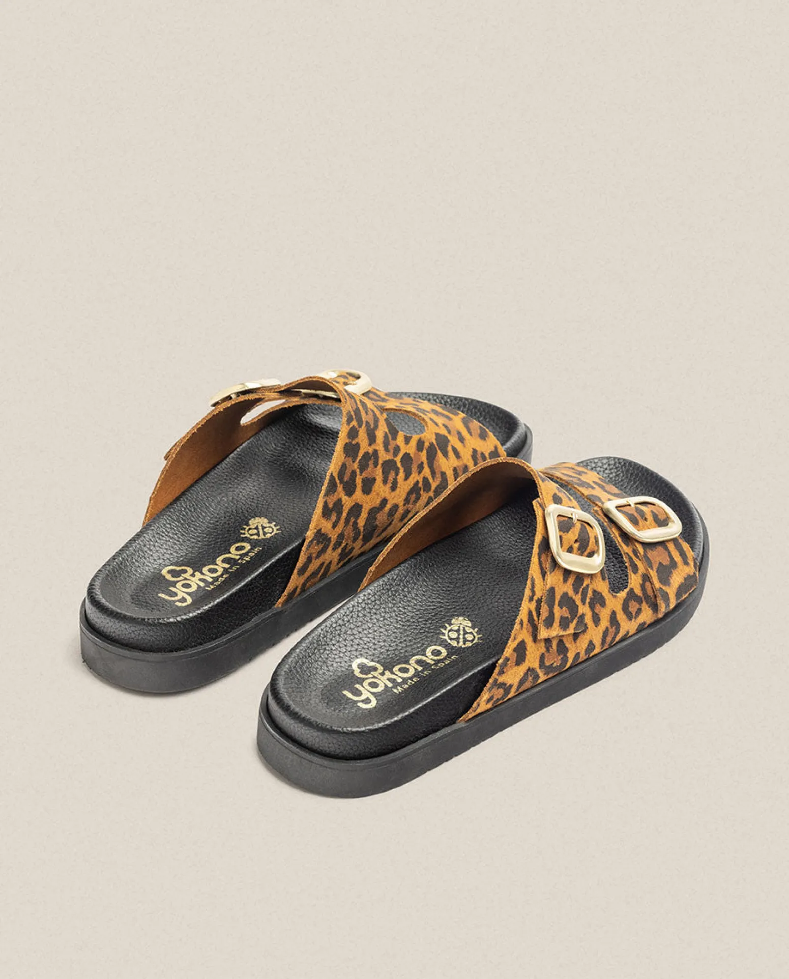 Sandalia Plana Morena 700 Leopardo