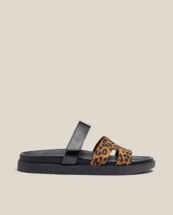 Sandalia Plana Morena 125 Leopardo