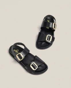 Sandalia Plana Morena 002 Negro