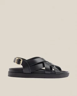 Sandalia Plana Morena 005 Negro
