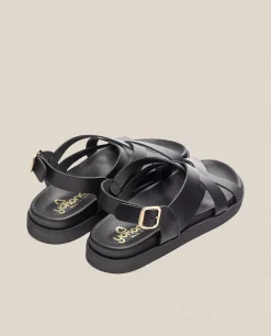 Sandalia Plana Morena 005 Negro