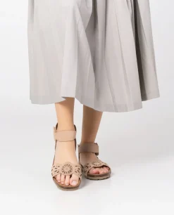 Sandalia Plana Villa 086 Beige