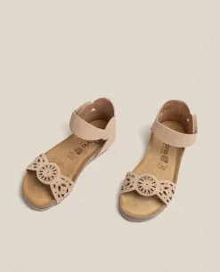 Sandalia Plana Villa 086 Beige