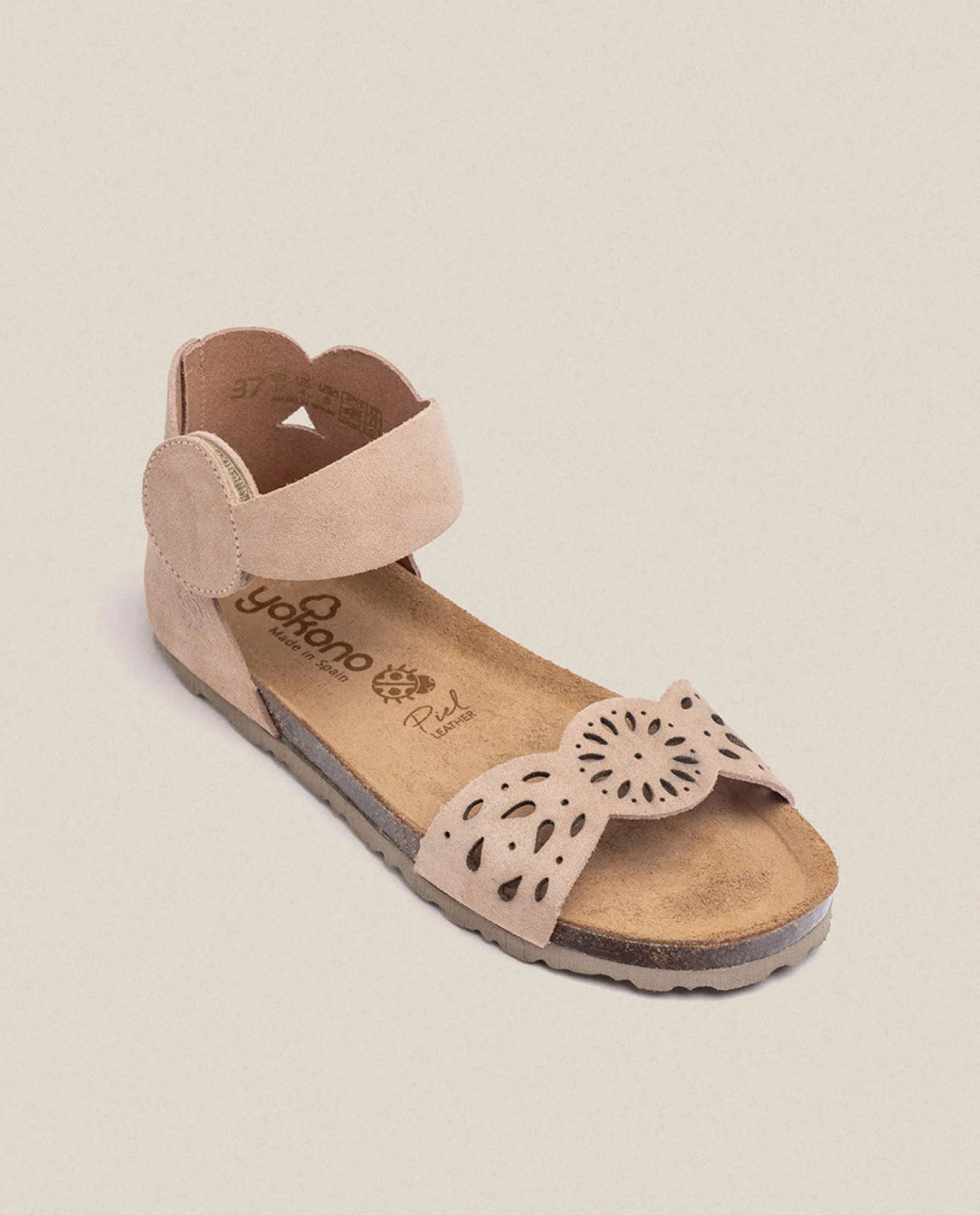 Sandalia Plana Villa 086 Beige