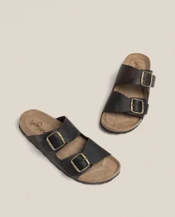 Sandalias Planas Macam 150 Marron