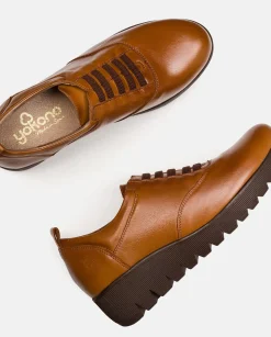 Zapato Plano Atenas 035 Cuero