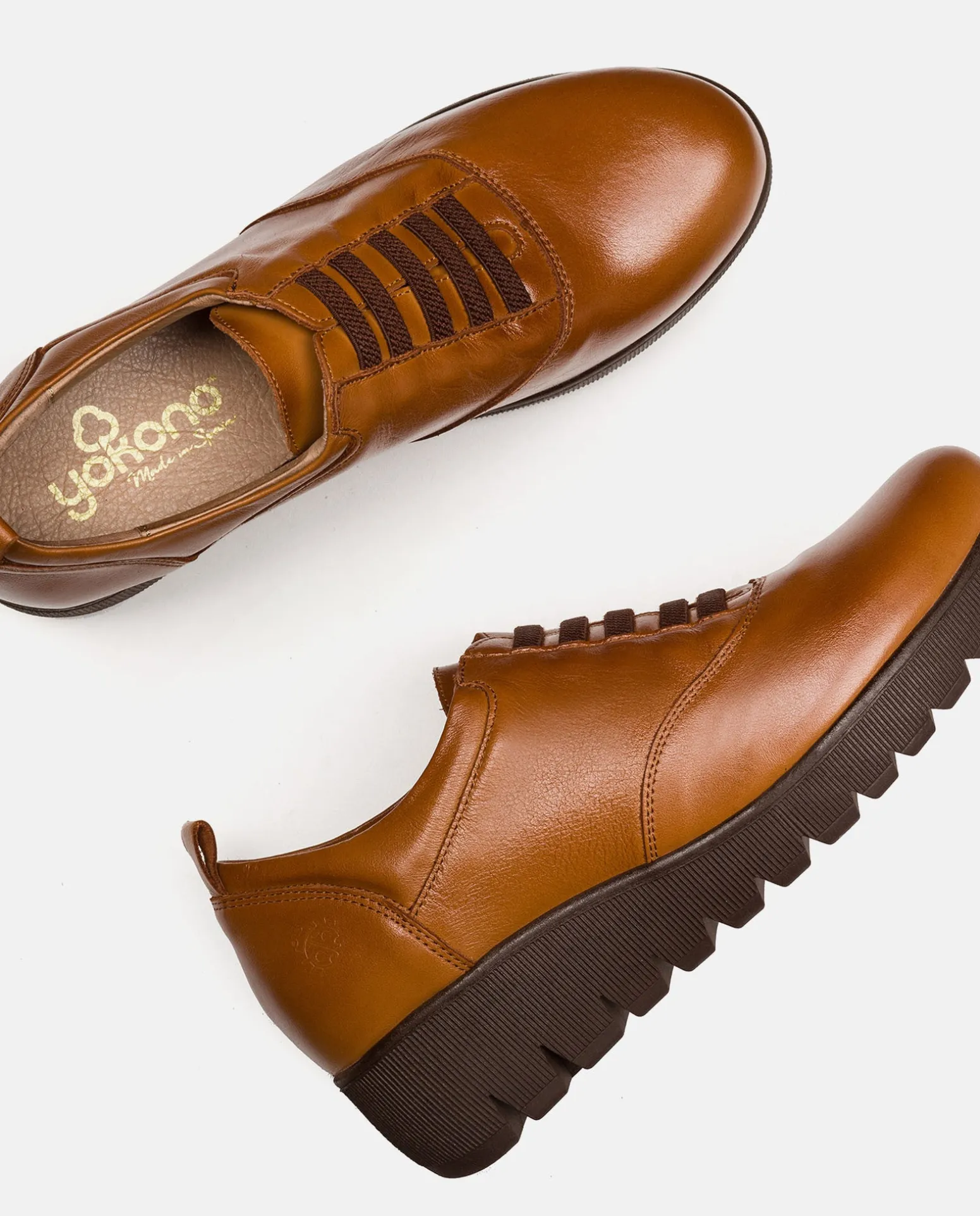 Zapato Plano Atenas 035 Cuero