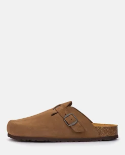 Zapato Plano Zueco 599 Marrón